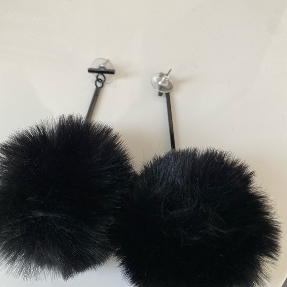 Apparis Faux Fur Earrings - Picture 2 of 2